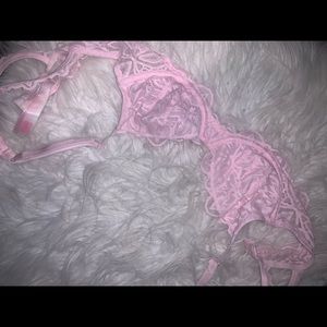 PINK lacey bra